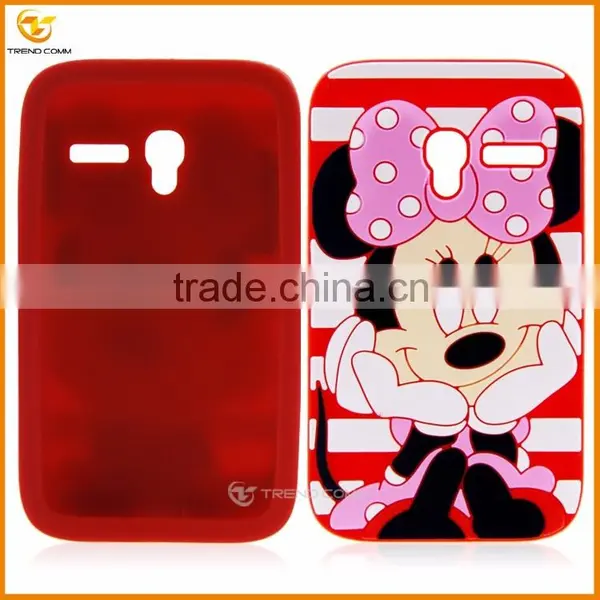 3d Cartoon Thick Silicon Shockproof Cover for Alcatel One Touch Pixi 3 3.5 4009d photo-5