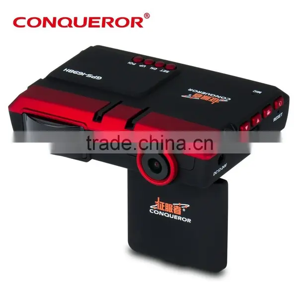 China Manufacturer GPS Radar Detector DVR GPS-1698H From CONQUEROR photo-2