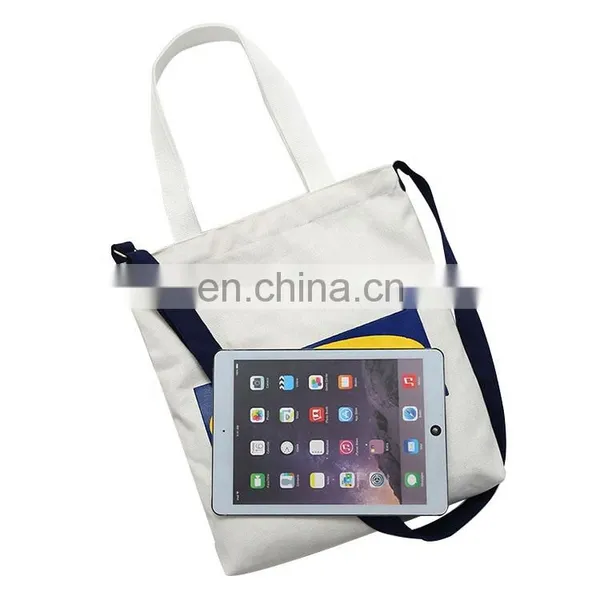 Eco Friendly Reusable Cotton Tote Bag Custom Logo Printed Tote Fabric Shopping Bag for Women photo-4