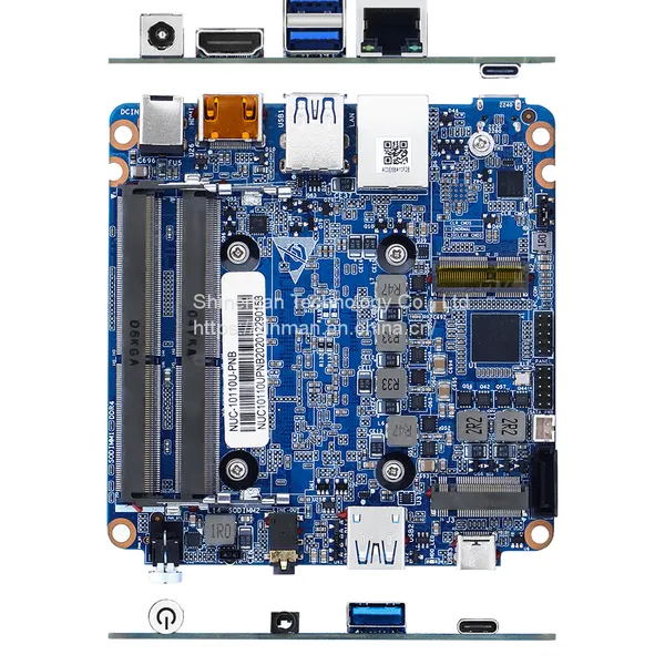 Intel 10th Core I5-10210U 4.2GHz Turbo NUC PC Motherboard w/ Dual DDR4 2.5G LAN HDMI Thunderbolt3 4K Mini Computer photo-2