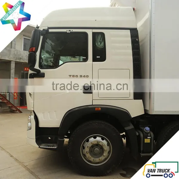 Heavy Duty 9.6m Refrigerator Truck Body 31T Sino-Truck T5G 340Hp Chassis Reefer Truck photo-5