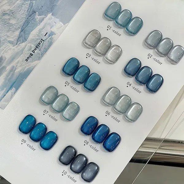 GS Ice Blue Cat Eye Gel photo-5
