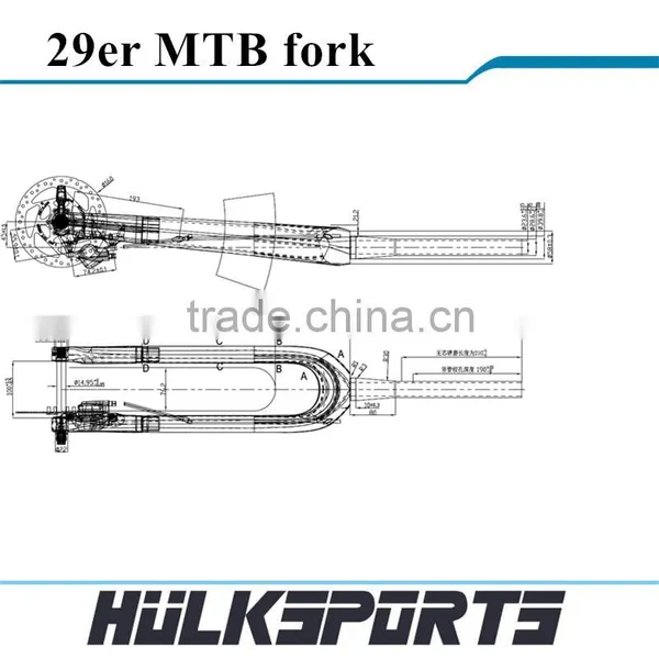 Carbon Front Fork 29inch Full Carbon Mtb Fork 29er Carbon Fork photo-6