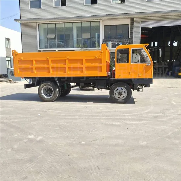 Mine Slag-hauling Wheeled Transport Vehicle, Four-wheel Drive All-terrain Loader, Engineering Transport Vehicle