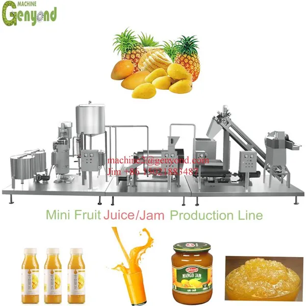 Mango Puree Tomato Paste Pulping Production Line Beverage Producing Machine photo-4
