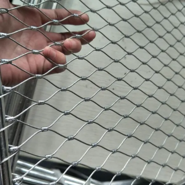 Professional Standard Stainless Steel Wire Rope Mesh, Cable Mesh, and Metal Rope Mesh for Sale. photo-4