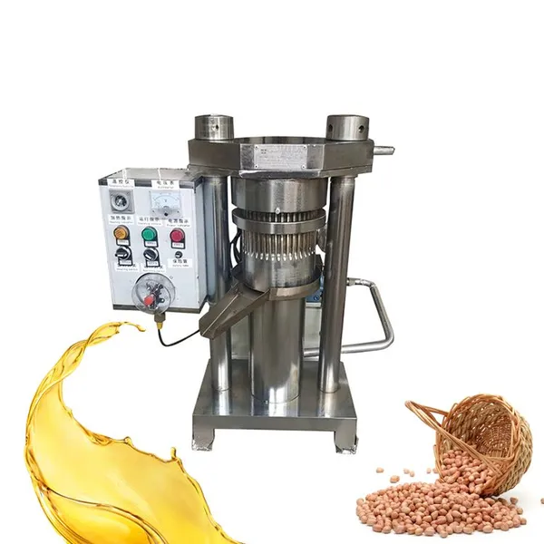 Prensa de aceite hidráulica pequeña MO-Qdmdch GW016, expulsor de aceite automático para semillas valiosas como sésamo, piñón, nuez