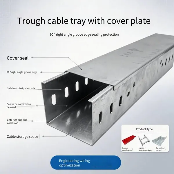Guozhou Hot-dip Galvanized Cable Tray, Anti-salt Spray and Corrosion Resistant