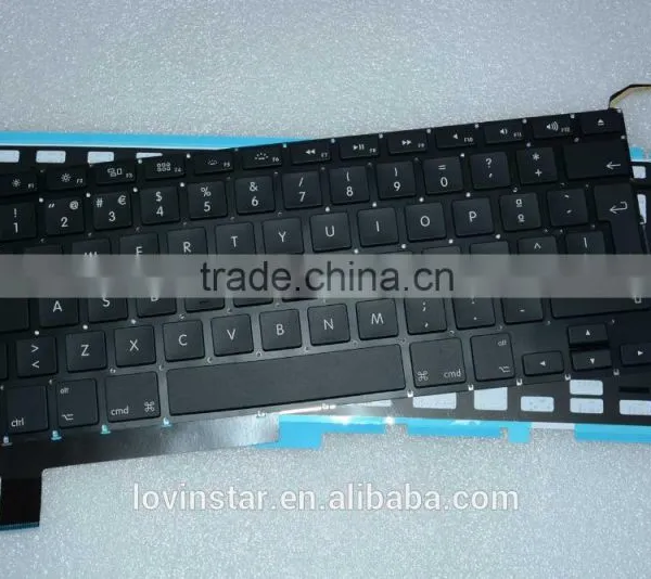 Portuguese Design Laptop Keyboard Replacement LED Backlight Lighting For Macbook Pro A1286 2008-2012 photo-5