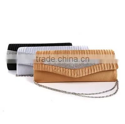 Hot Sale Korea Rhinestone Evening Bag Shoulder Bag With Chain