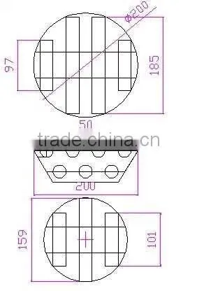 RM200 7cores Magnet Filter /hopper photo-3