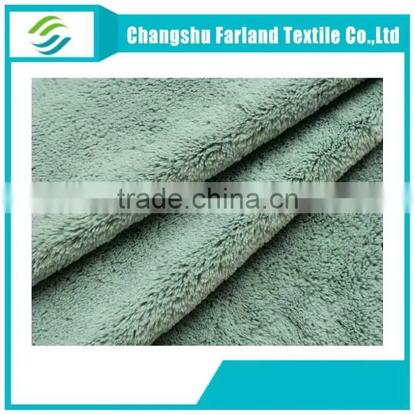 Suzhou Factory Sale Soft Long Pile Plush Fabric Textile photo-2