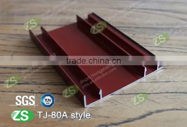 80mm High Fire Retardant Silver Brushed Aluminium Skirting Board photo-3
