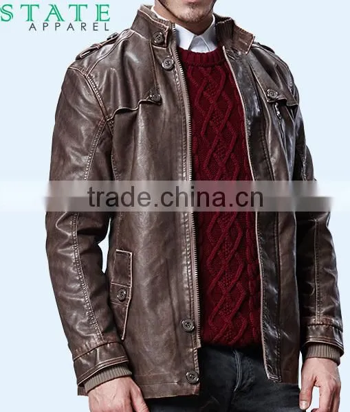 Classy Akira Kaneda Fashion Leather Jacket photo-2