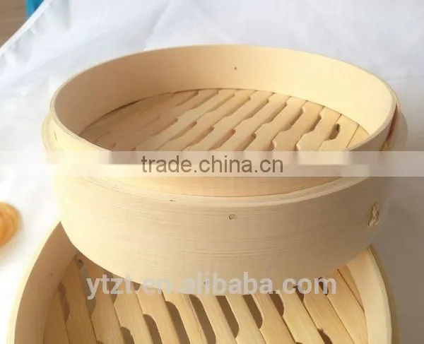 2016 Hot Selling Bamboo Food Steamer With Stailess Steel photo-4