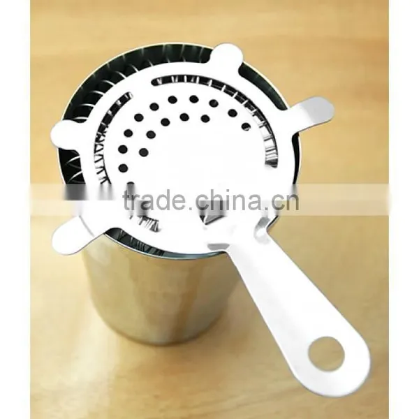 Bartender Premium Copper Plated Julep Cocktail Strainer photo-2