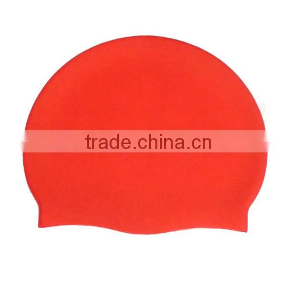 Colorful Customized Logo Available Printed Silicone Swim Cap photo-3