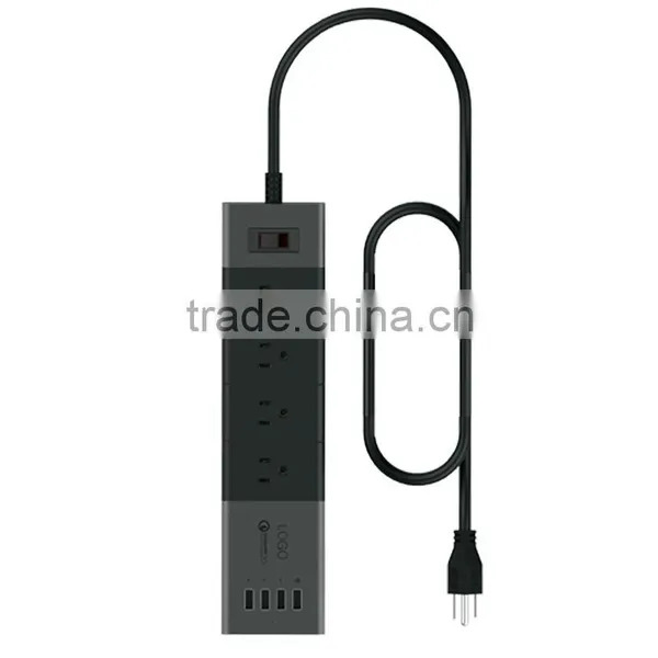 Tabletop Commercial Outlet Socket,universal Wall Wall Socket,AC Home Power Wall Socket With Cell Phone Charger photo-5