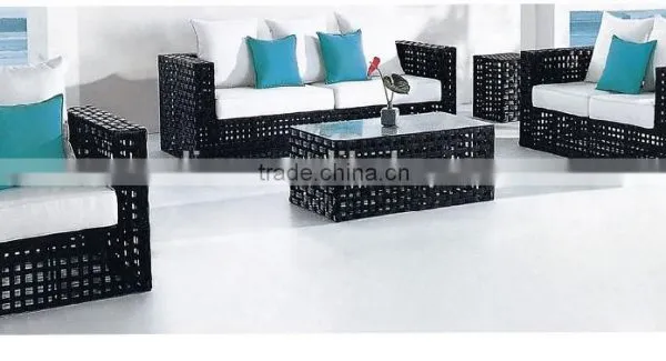 Nowadays Popular Gray Rattan Wicker Furniture Sofa Set photo-5