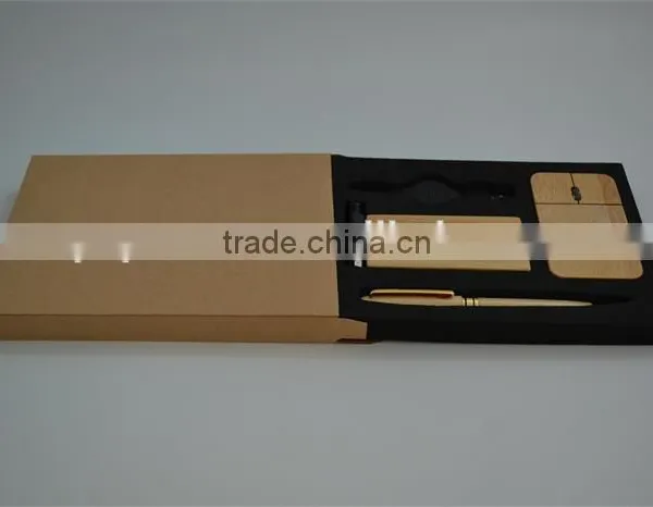 Bamboo Mouse Usb HUB Travel Computer Gift Kit photo-4