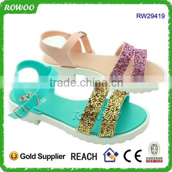 Fashion Plastic Piece Summer Girl/lady Slippers Sandals photo-2