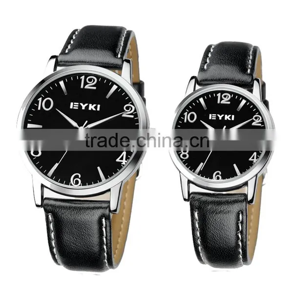 Hot Novelty 2015 Guangdong Men Wrist Watches Women Leather Couple Watches photo-2
