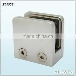 Polished Zinc Alloy Mini Z-Series Round Shape Radius Base Glass Clamp photo-4