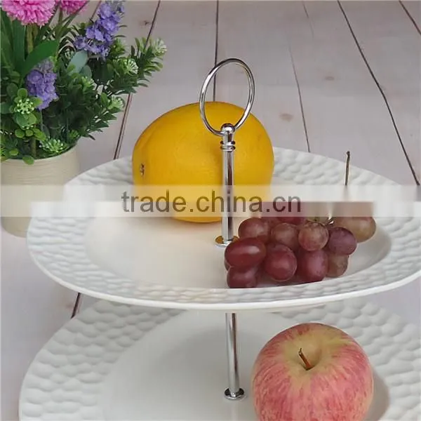 Unique Shape Porcelain Cake Stand, Cake Tower, Party Display photo-4