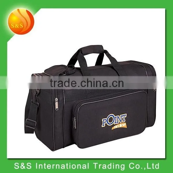 Deluxe Easy Carry Best Fancy Travel Duffel Bag With Two Side Zipper Pockets