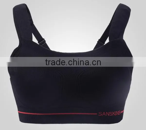 Sex Girl Breathable Sport Seamless Bra Women Sports Bra photo-5