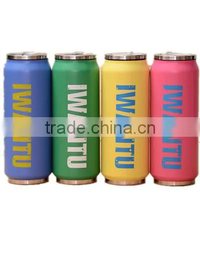 OEM Manufactury Double-wall Vacuum Cola Can Tumbler With Straw photo-5