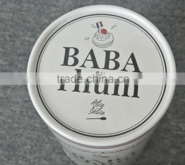 High-end Eco-friendly Paper Round Tea Box photo-5