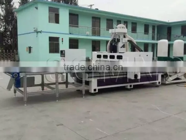 Automatic Charging Device and Automatic Discharge Device CNC Wooden Furniture Making Router Line photo-2