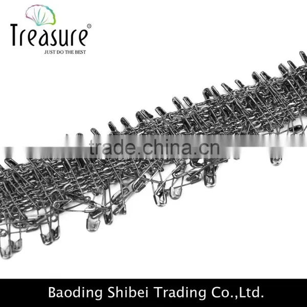 2016 Unique New Design Postmodernism Gun Black Safty Pins Chain Bracelet Jewelry photo-4