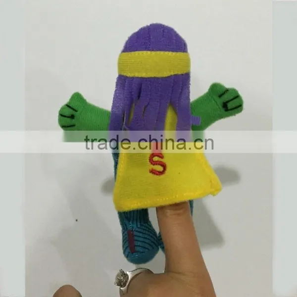 China Hot Sell Plush Toys,stuffed Toy Finger Puppet Doll photo-2
