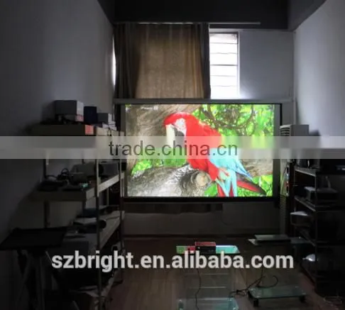 Best reflection Cinema Motorized Screen projector screen material cinema