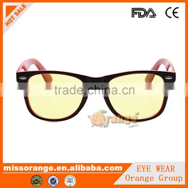 2016 New Style Anti Blue Light Glasses Red Frame Computer Eyeglasses Manufacturer photo-3