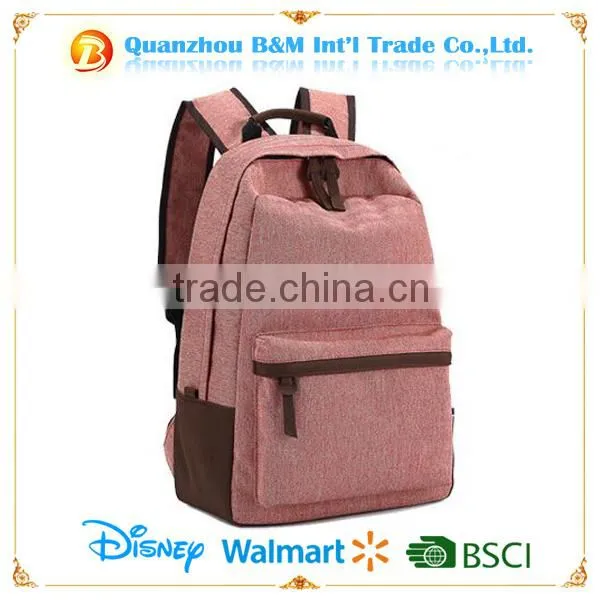 Canvas Daily Backpack Bags for Girls photo-2
