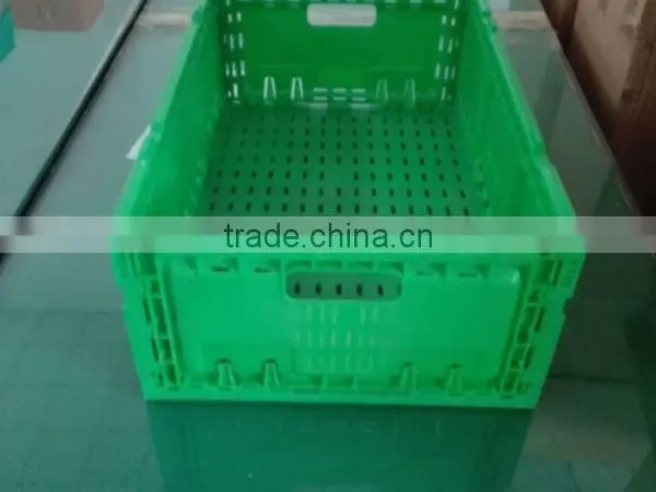 2016 PP Good Quality Hot Sale Plastic Foldable Crate for Apples and Orange and All Kinds Fruits photo-2