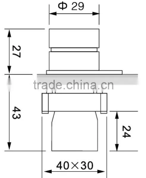 UTL Buy Goods In China Short Handle Turn Push Button Self-Locking Pushbutton Switch 220V photo-5