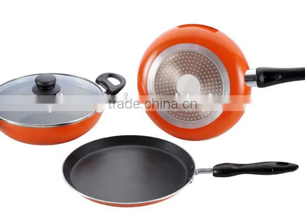 Aluminium Press Non-stick Coating Kitchen Cookware Sets photo-2