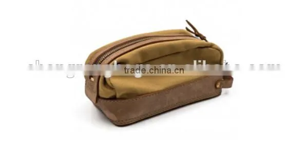 Small Canvas Travel Pouch Dopp Kit photo-3
