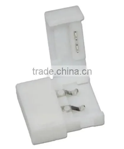 2 Pin Led Strip Light Connector 2 Pins Smd Led Strip Light Single Color Led Strip Connector 8mm High Quality 2 Years Warranty photo-2