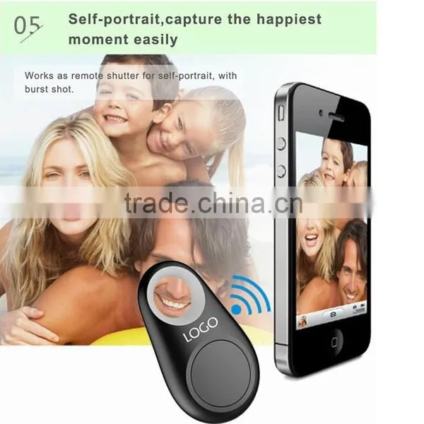 For IPhone Smartphones Bluetooth Shutter, Wireless Bluetooth Anti Lost Selfie Remote Shutter photo-4