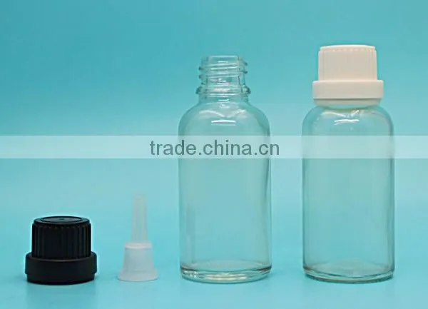 30ml 1oz Clear Glass European Dropper Bottle for Essential Oil or Olive Oil photo-3