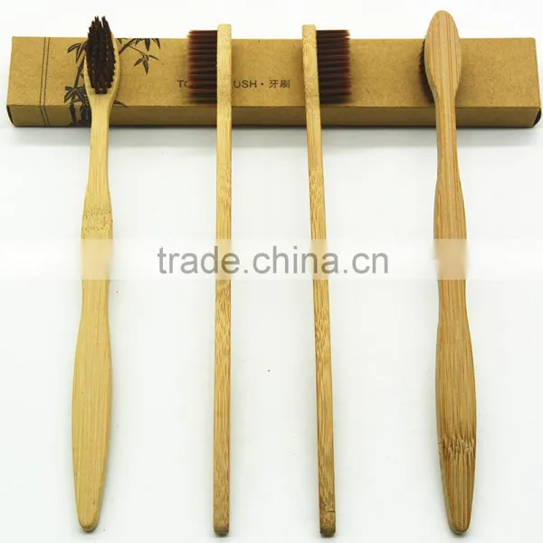 Manufacturers Wholesale 2016 New Bamboo Toothbrush E12 Manual Toothbrush Bamboo Charcoal Toothbrush photo-5