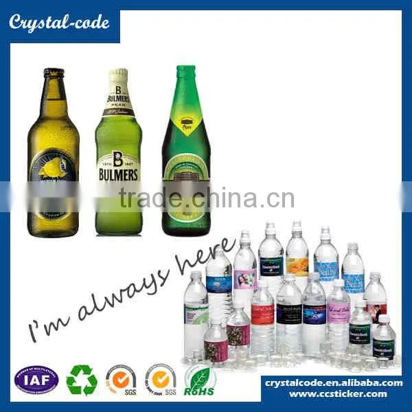 Bottle Label Printing Bottle Label Sticker Juice Bottle Label