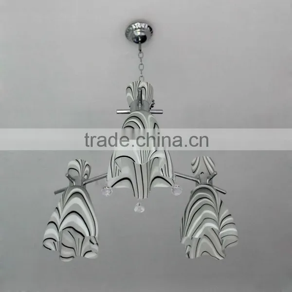 Home Decorative Glass Chandelier Light , Indoor Pendant Lamp MD-5115-3 photo-2