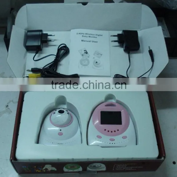 2.4G Wireless Digital Baby Monitor Pink Baby Monitor photo-3
