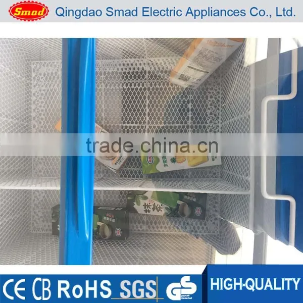 158l Glass Door Ice Cream Display Chest Freezer Showcase photo-5